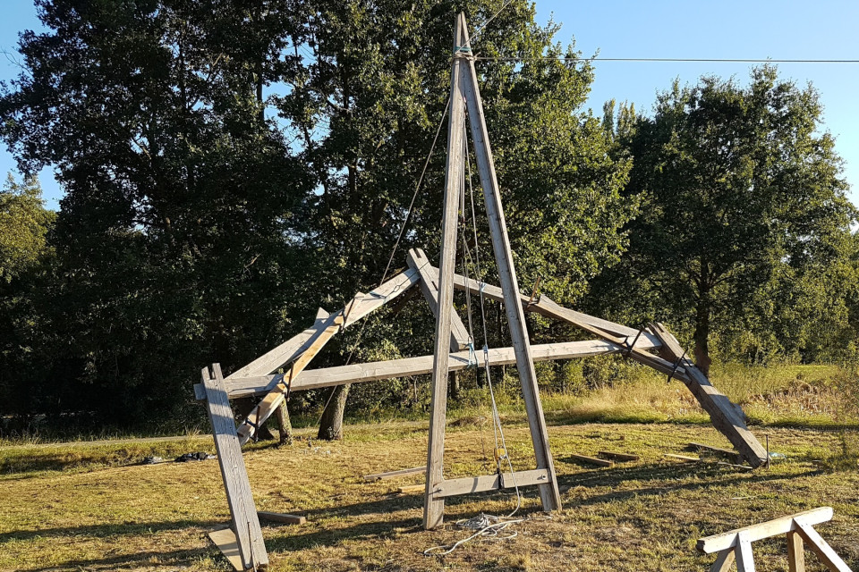 Levage de structure en bois